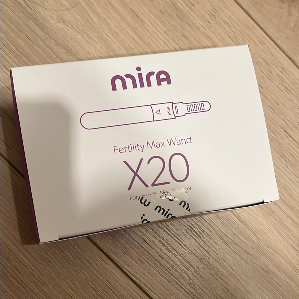 BNIB Unopened Mira Fertility Max Wands, 20 Count